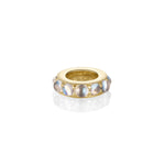 Birthstone Rondelle - Moonstone [Yellow Gold]