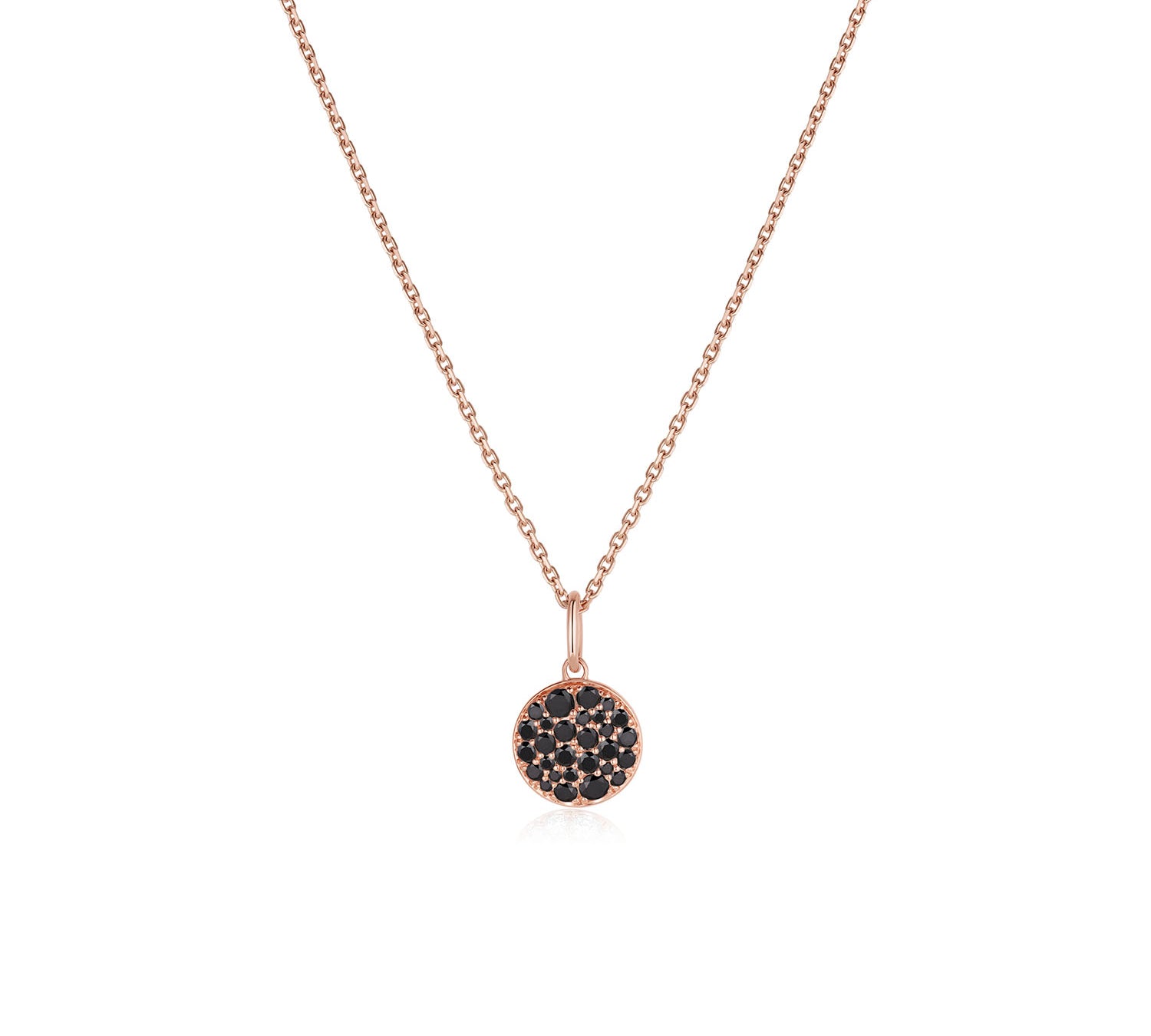 New Moon Phase Charm [Rose Gold]