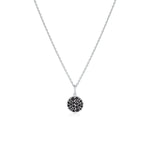 New Moon Phase Charm [White Gold]