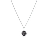 New Moon Phase Charm [White Gold]