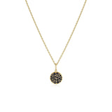 New Moon Phase Charm [Yellow Gold]