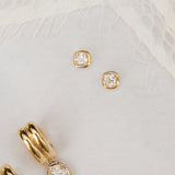 Flat lay of Nina Cushion Studs