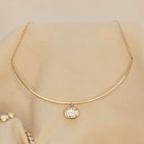 Odette Oval Collar flat lay 