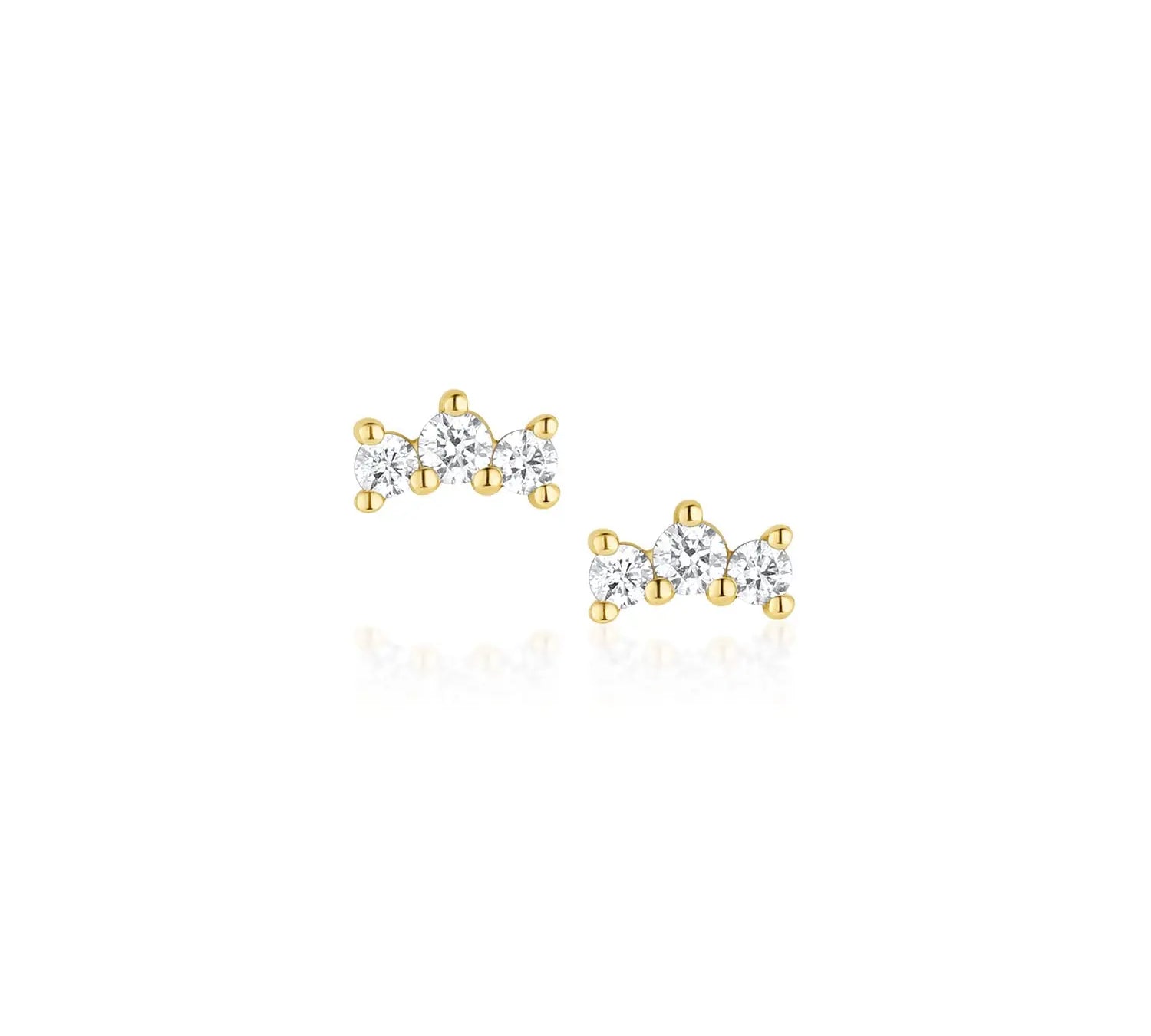 White Diamond Orion Studs Marrow Fine