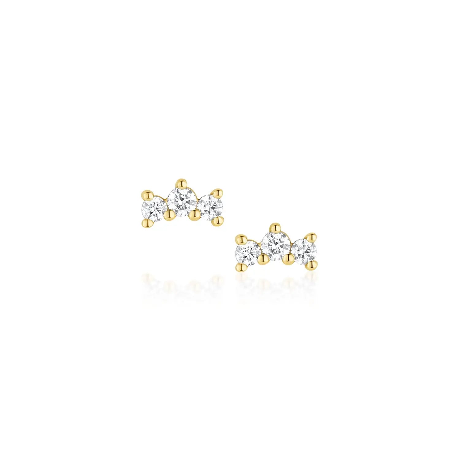 White Diamond Orion Studs Marrow Fine