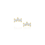 White Diamond Orion Studs Marrow Fine