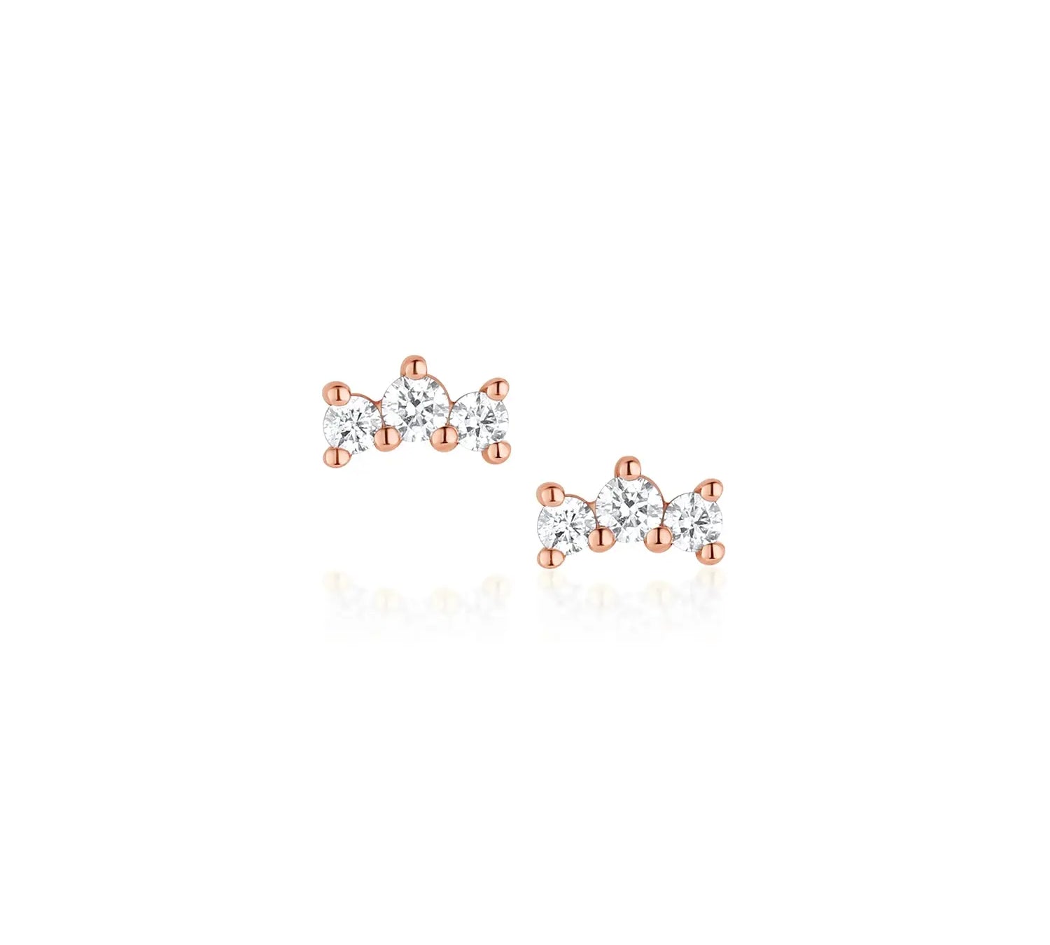 White Diamond Orion Studs Marrow Fine