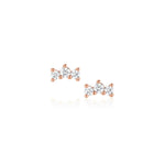 White Diamond Orion Studs Marrow Fine
