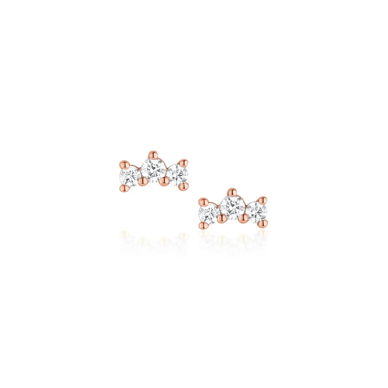 White Diamond Orion Studs Marrow Fine