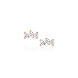 White Diamond Orion Studs Marrow Fine