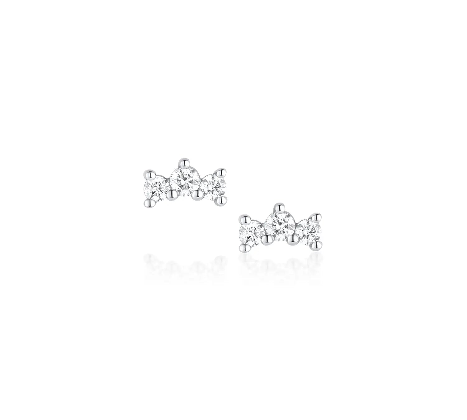 White Diamond Orion Studs Marrow Fine