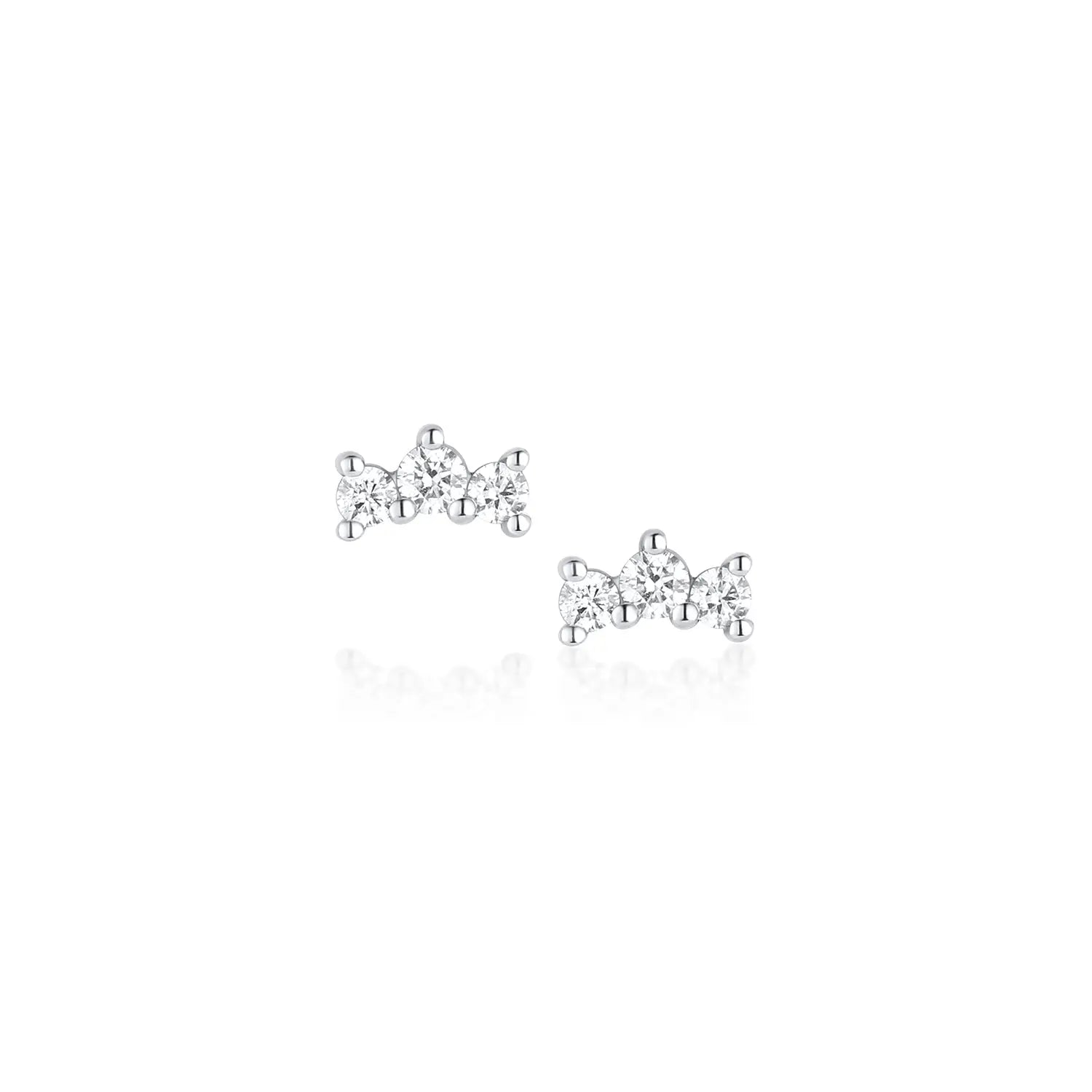 White Diamond Orion Studs Marrow Fine