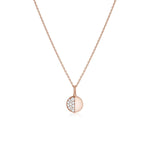Quarter Moon Phase Charm [Rose Gold]