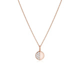 Quarter Moon Phase Charm [Rose Gold]