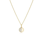 Quarter Moon Phase Charm [Yellow Gold]