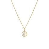 Quarter Moon Phase Charm [Yellow Gold]