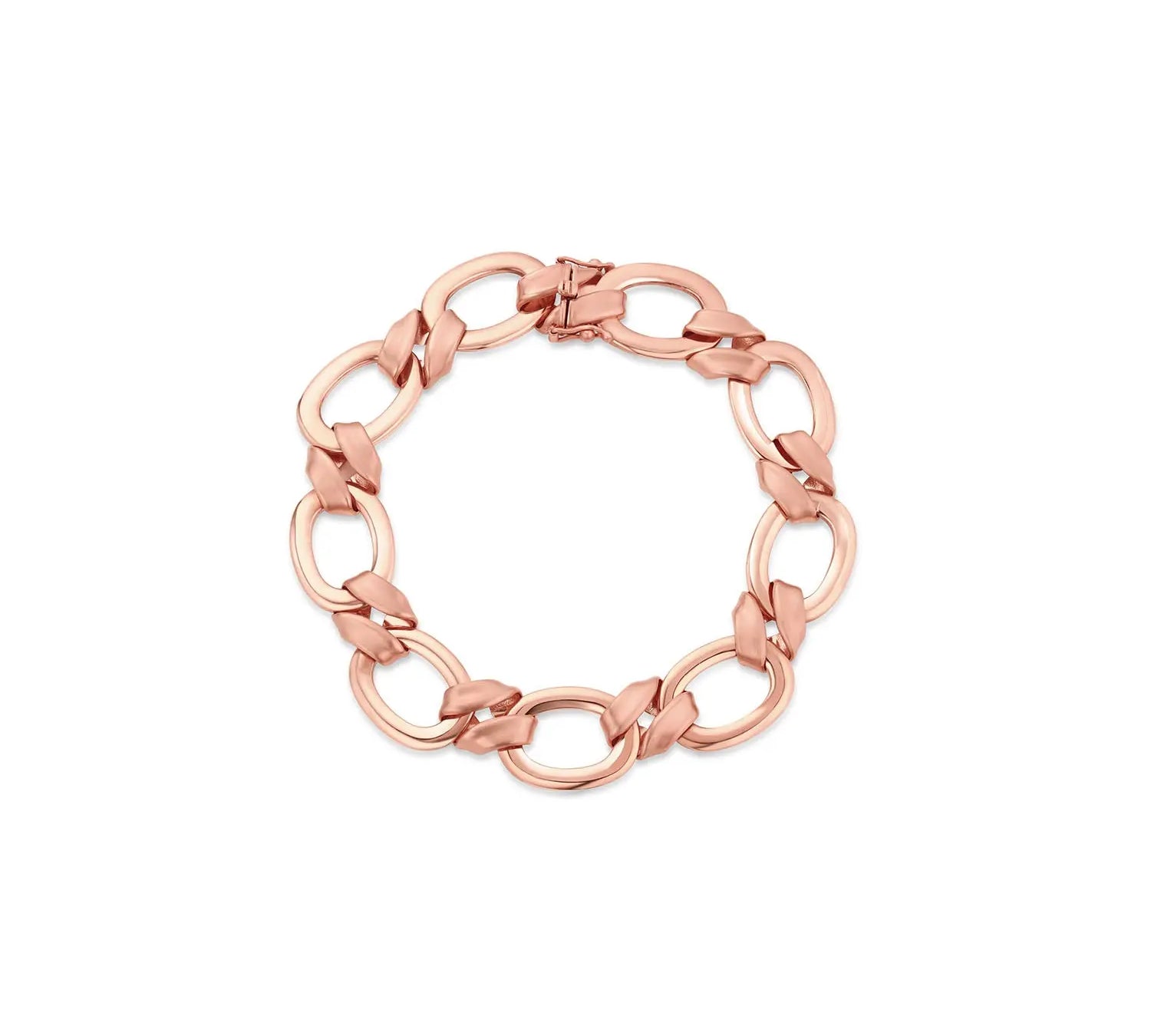 Twist Link Bracelet [14k rose gold]