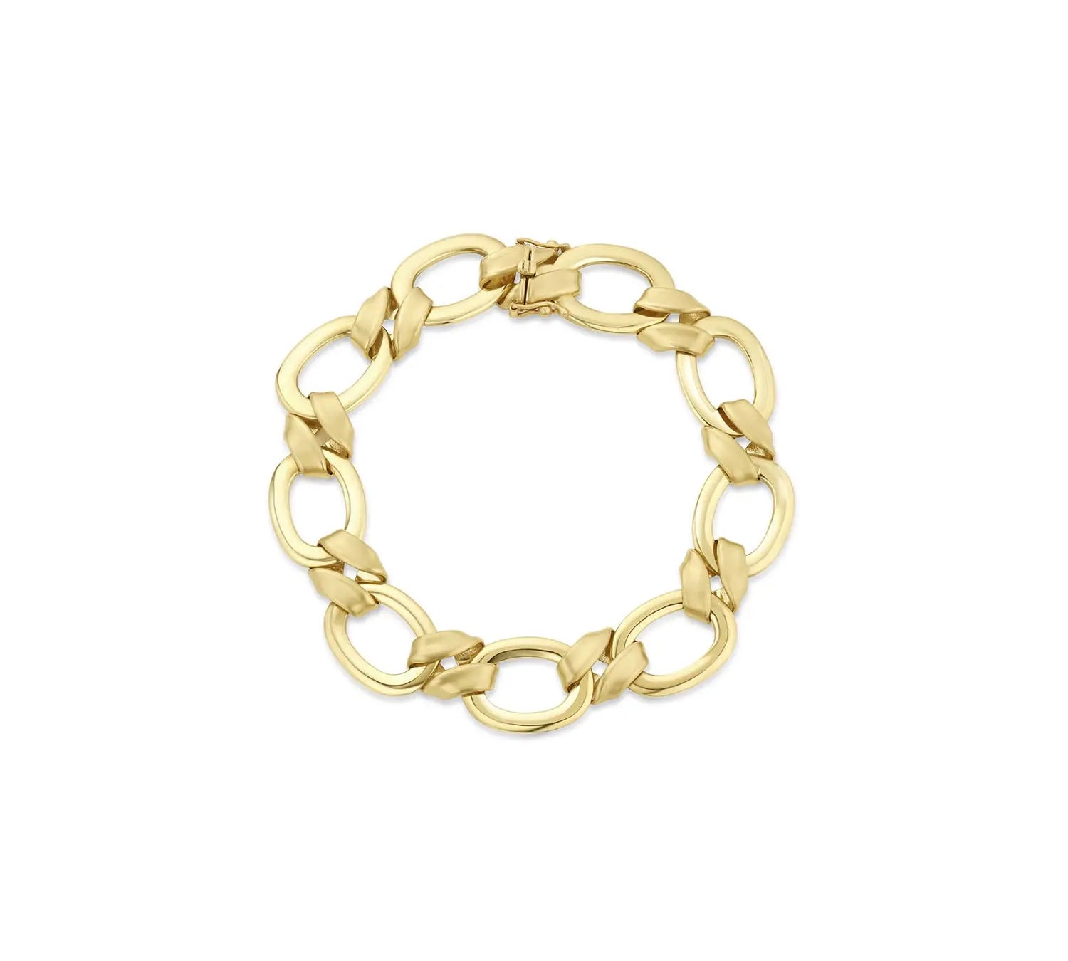Twist Link Bracelet [14k yellow gold]