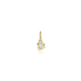 Abstract Bezel Gemstone Charm