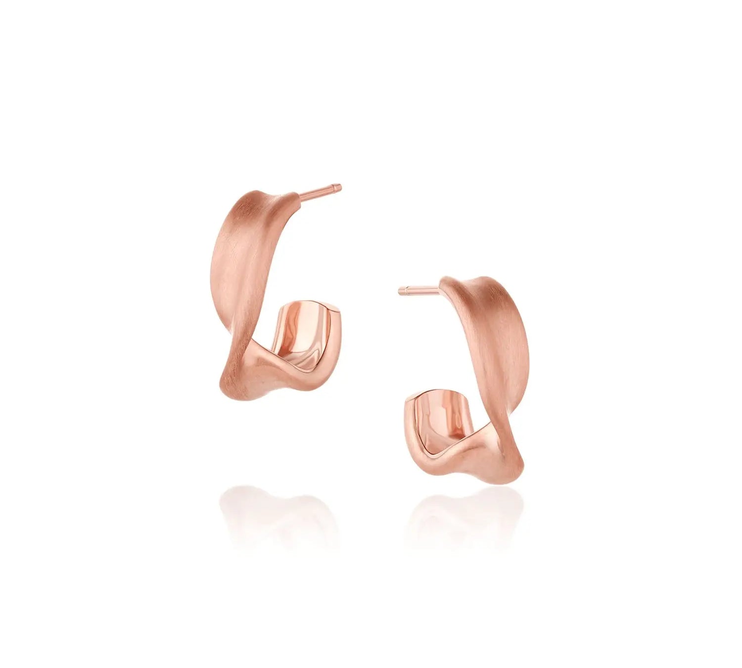 Everyday Twist Hoops [14k rose gold]