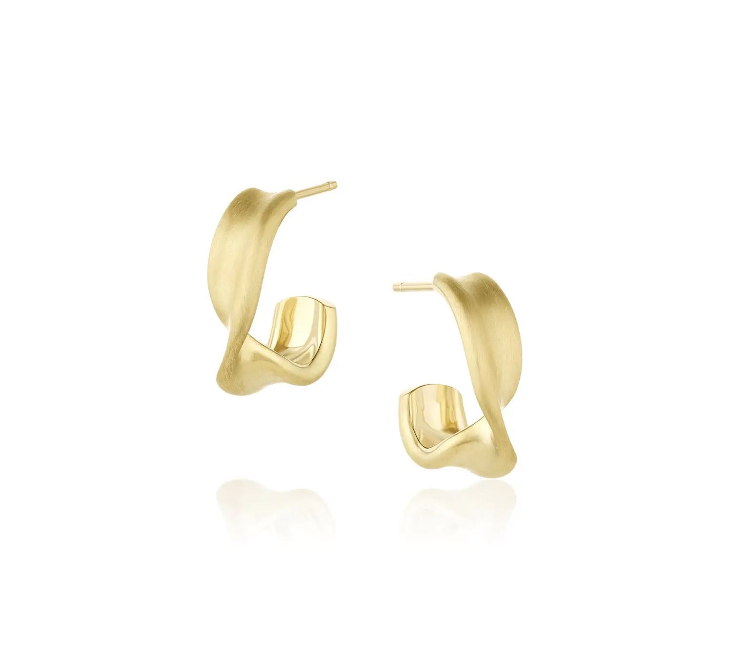 Everyday Twist Hoops [14k yellow gold]