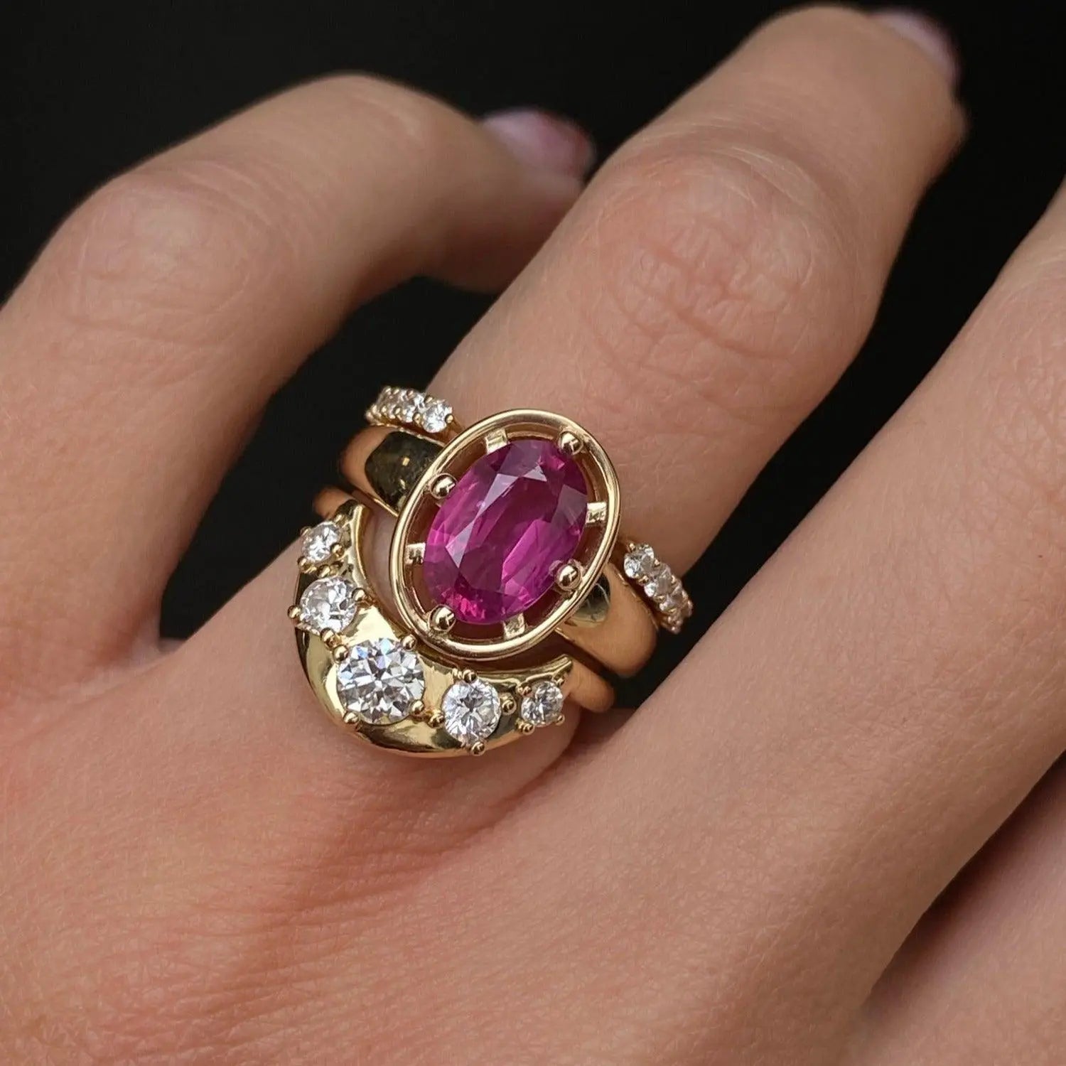 Ruby Georgia Ring Marrow Fine