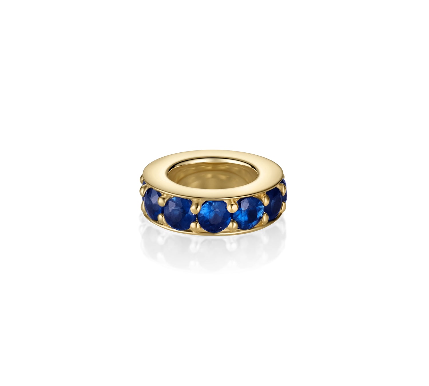 Birthstone Rondelle - Sapphire [Yellow Gold]