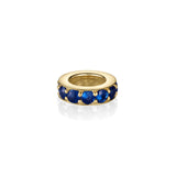 Birthstone Rondelle - Sapphire [Yellow Gold]
