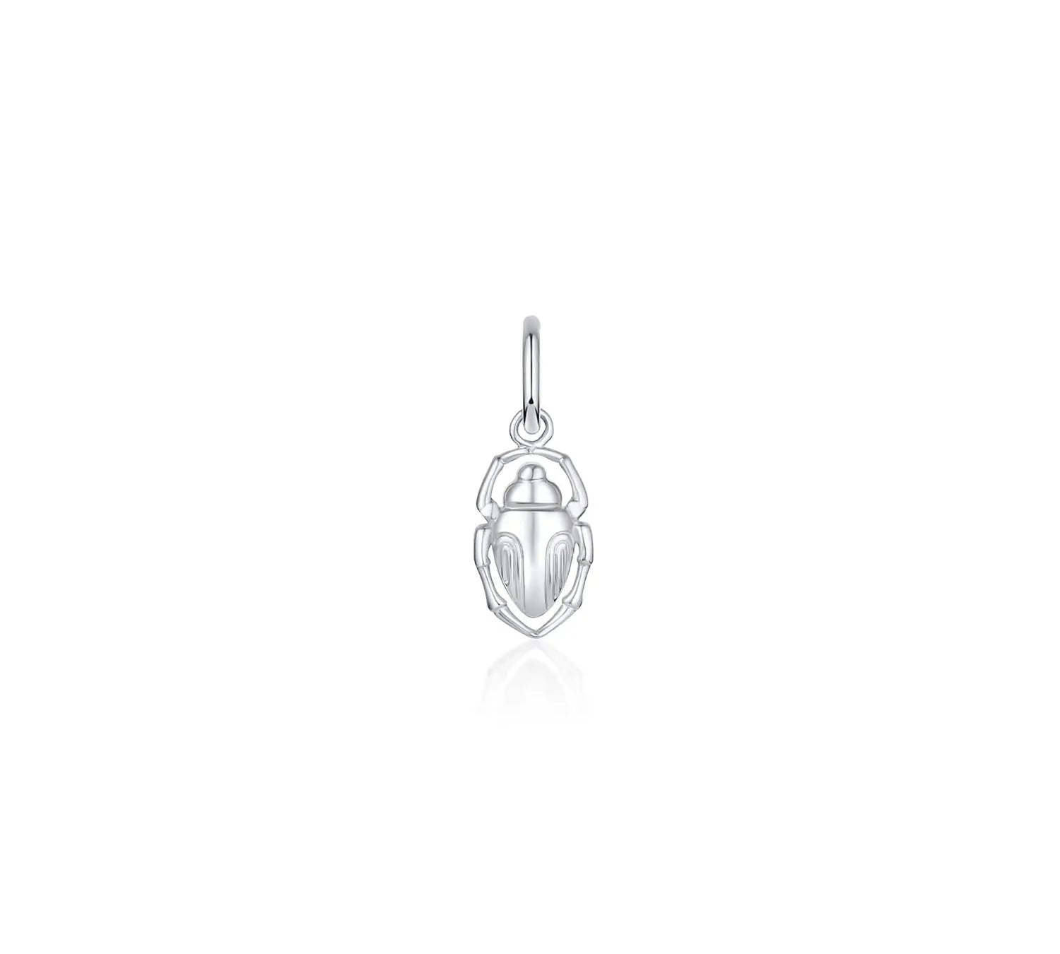 Scarab Protection Charm [sterling silver]