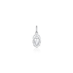 Scarab Protection Charm [sterling silver]