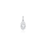 Scarab Protection Charm [sterling silver]