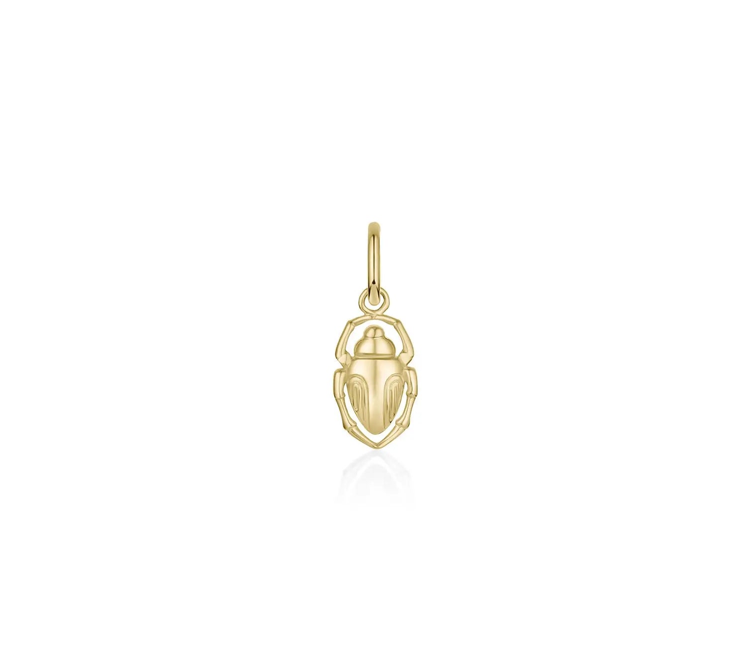 Scarab Protection Charm [yellow gold]
