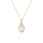Moonstone Scarab Necklace Marrow Fine