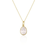 Moonstone Scarab Necklace Marrow Fine