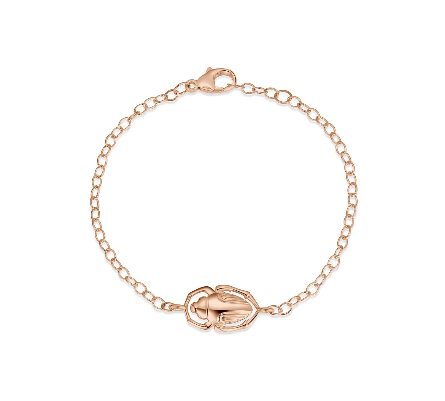 Scarab Protection Bracelet [Rose Gold]