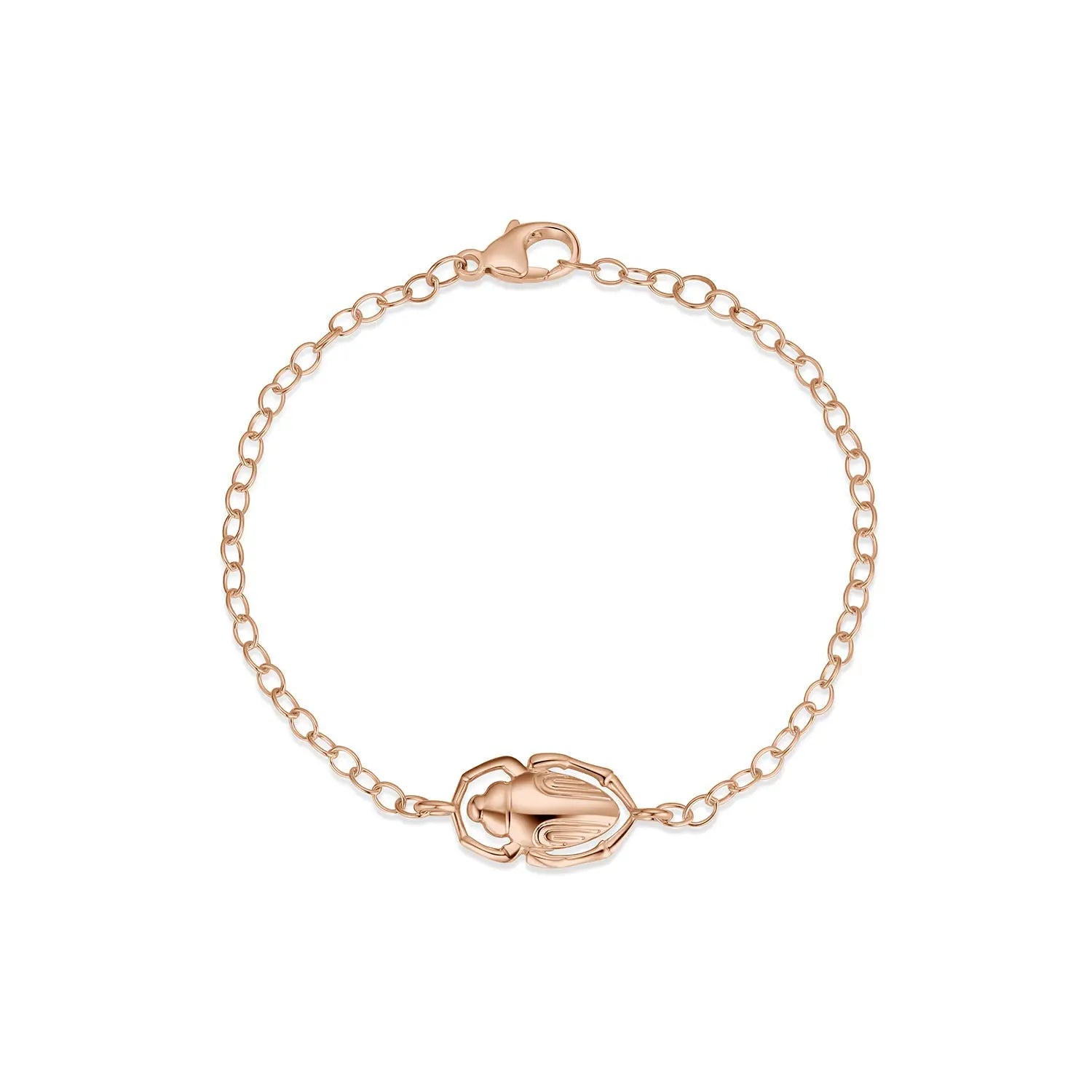 Scarab Protection Bracelet [Rose Gold]