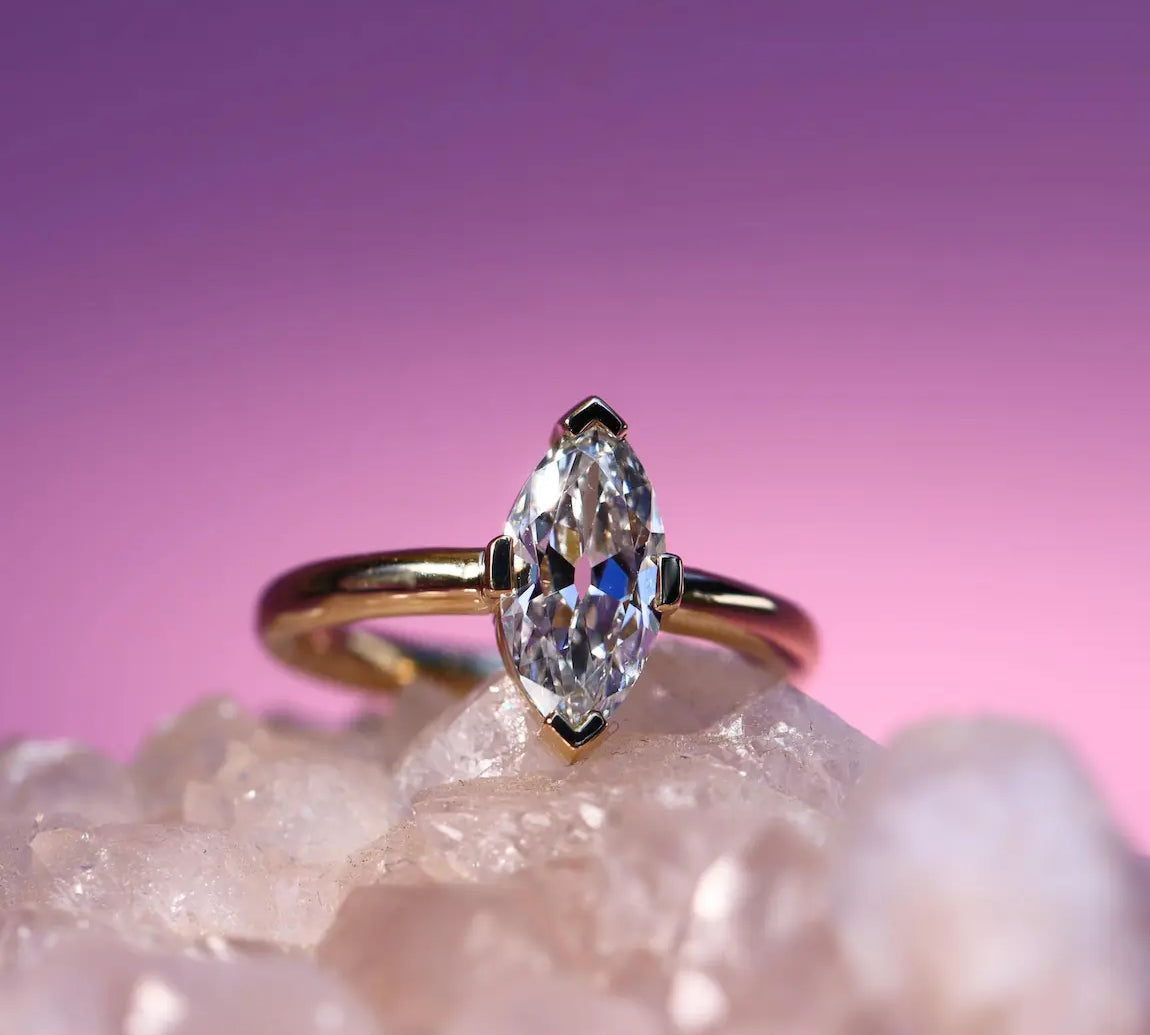 1.58ct Moval Diamond Noelle