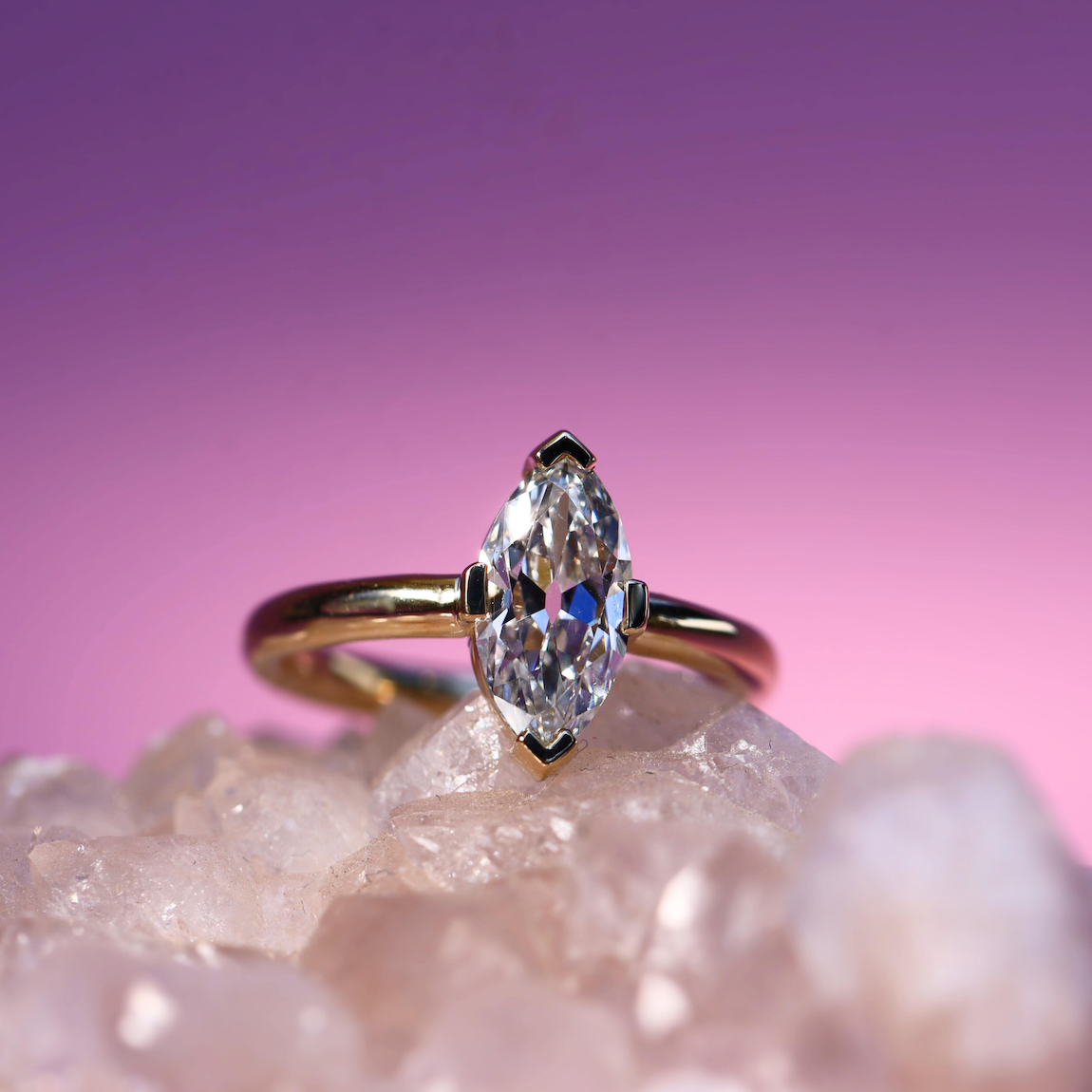 1.58ct Moval Diamond Noelle