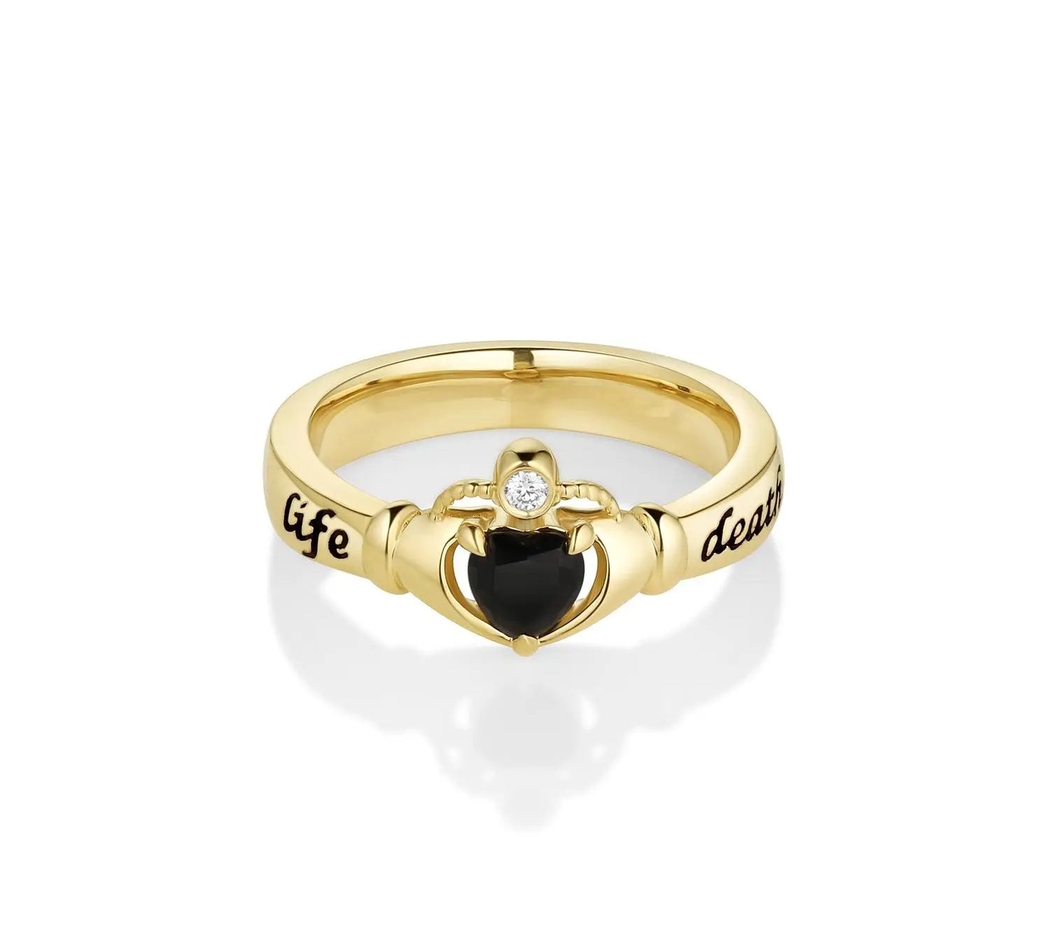Marrow x Sammi 4mm Onyx Sempre Ring - Marrow Fine [yellow gold]