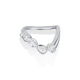 Simone Arch Band [White Gold]