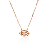 Solana Evil Eye Necklace [Rose Gold]