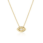 Solana Evil Eye Necklace [Yellow Gold]