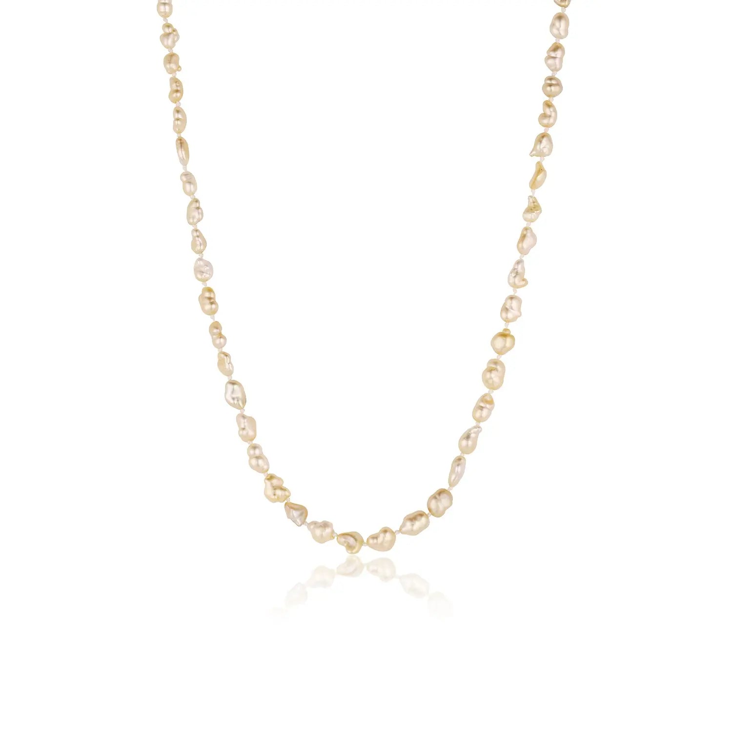 South Sea Golden Keshi Pearls Marrow Fine