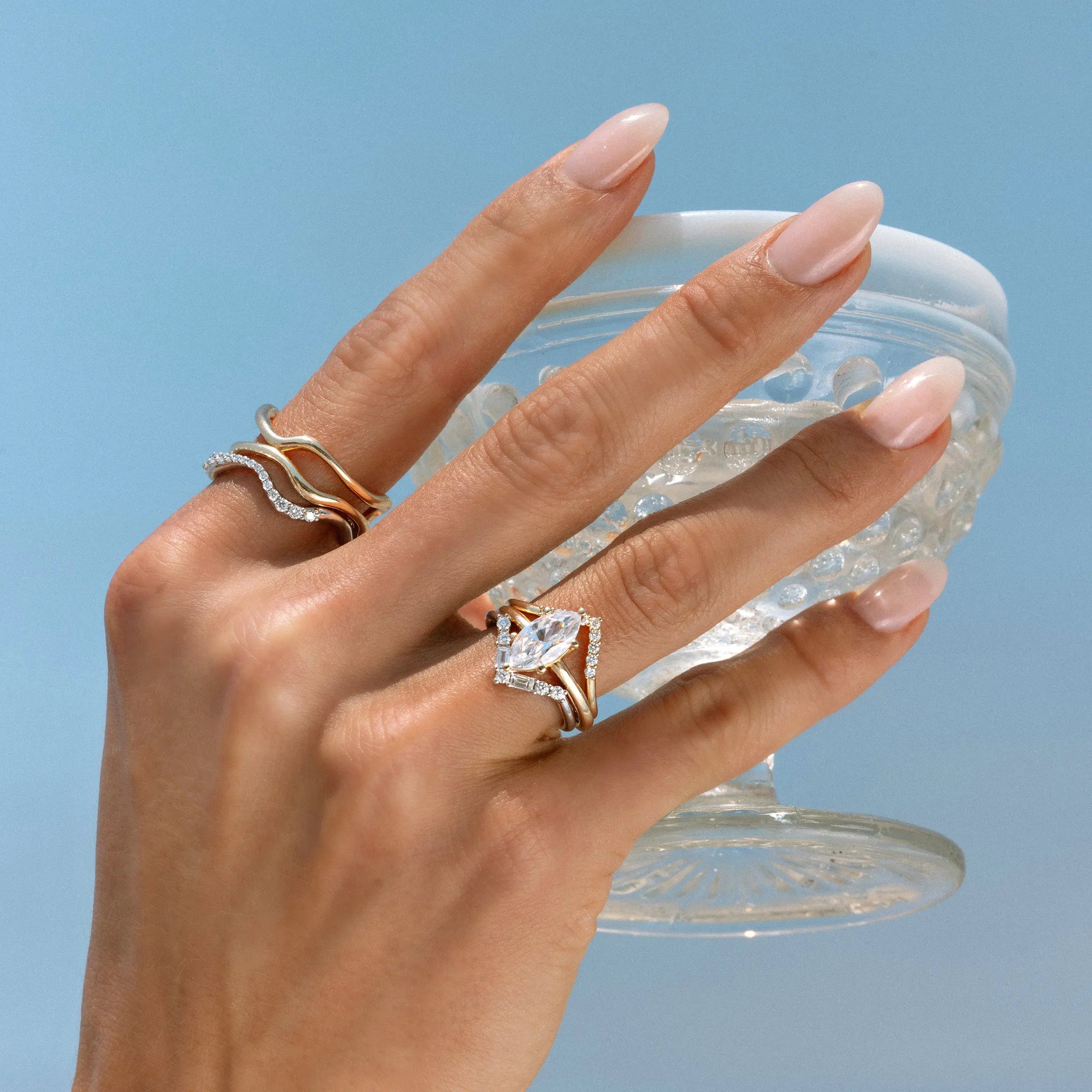 The Maeve Marquise Engagement Ring Marrow Fine