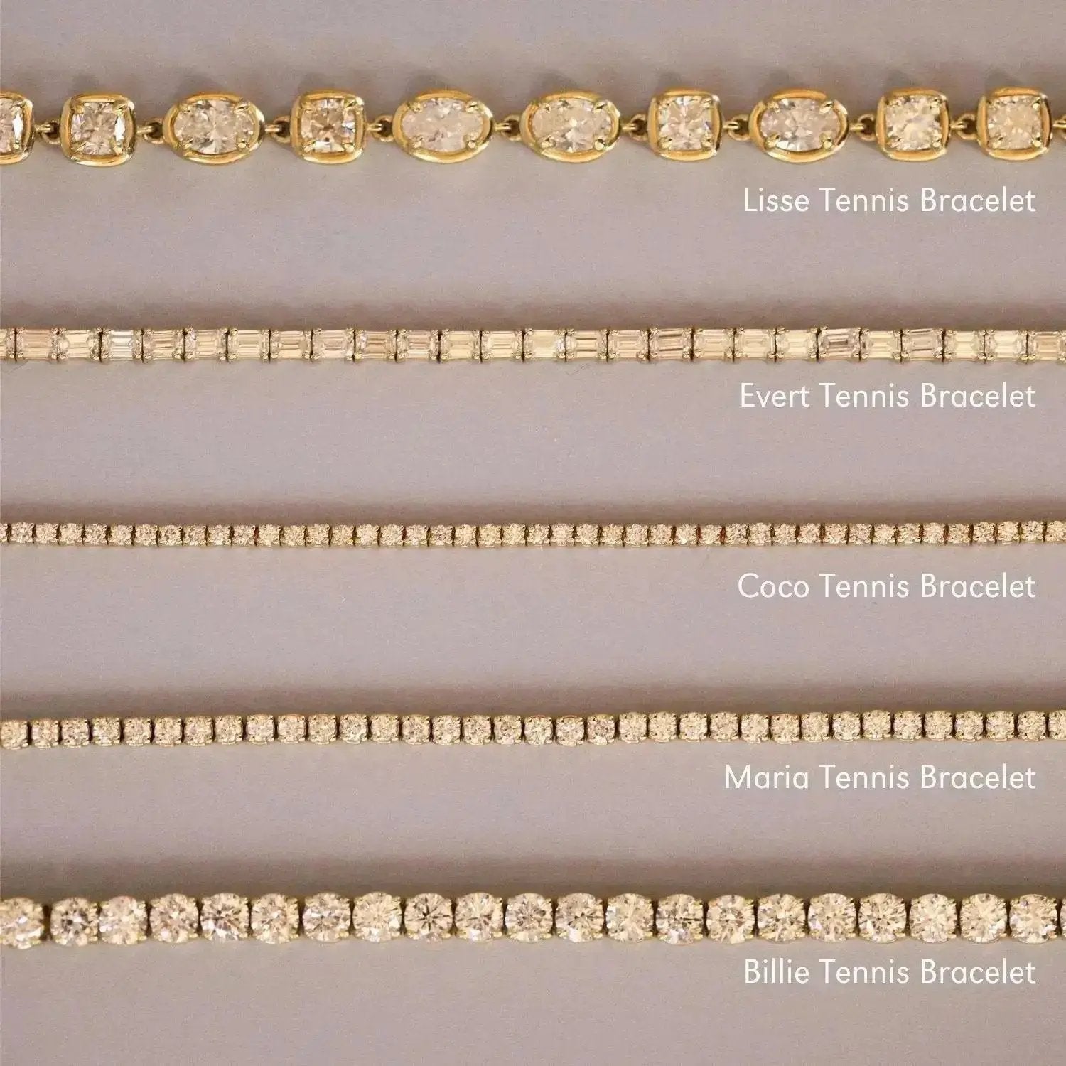 tennis comparison flat lay