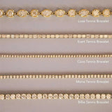 tennis comparison flat lay