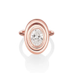 The In-Orbit Oval Engagement Ring Marrow Fine