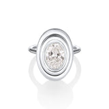The In-Orbit Oval Engagement Ring Marrow Fine