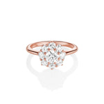 The Noa Petals Engagement Ring Marrow Fine