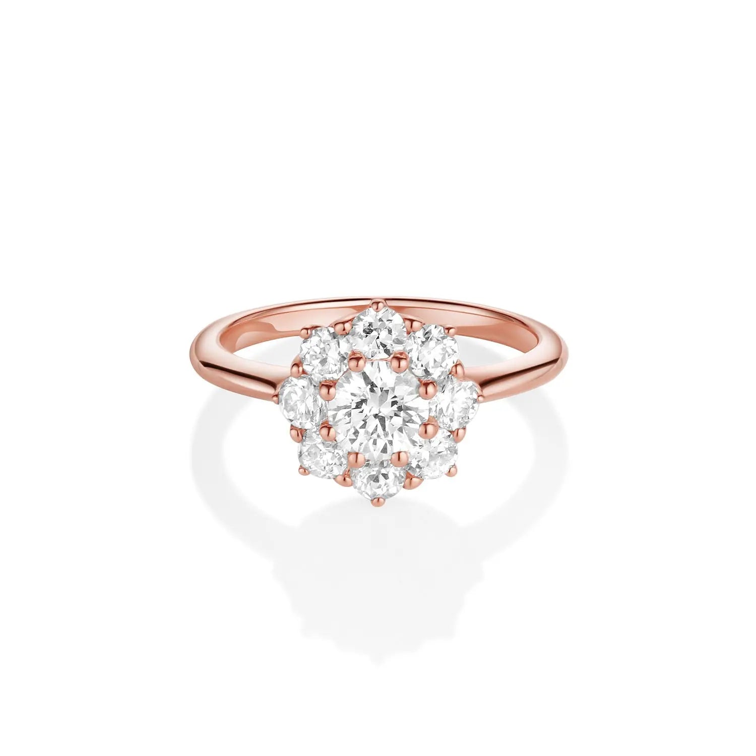 The Noa Petals Engagement Ring Marrow Fine